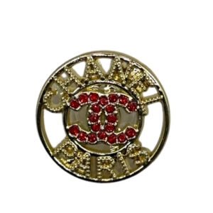 GOLD & RED CC PARIS SYMBOL